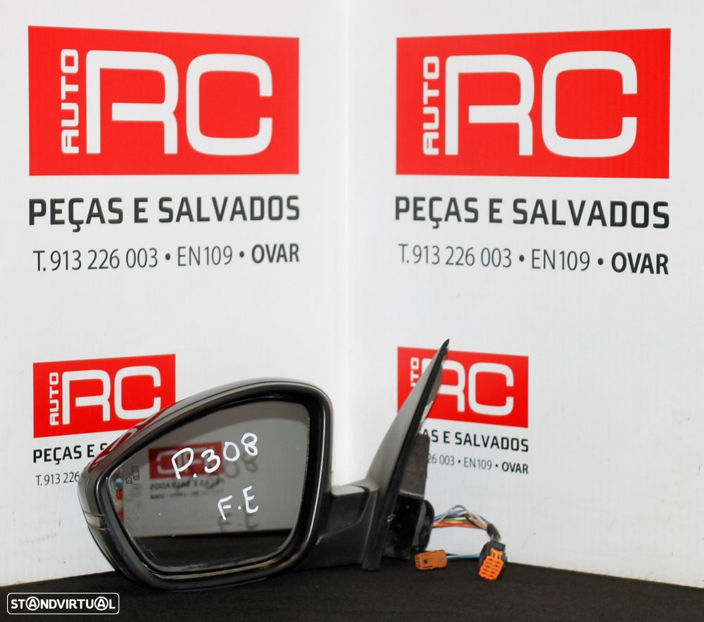 ESPELHO RETROVISOR ESQUERDO PEUGEOT 308 - 1