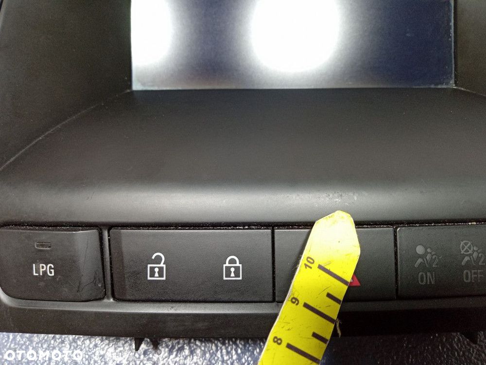 OPEL ASTRA J RADIO CD400 PLUS WYŚWIETLACZ PANEL KOMPLET 13444592 - 15