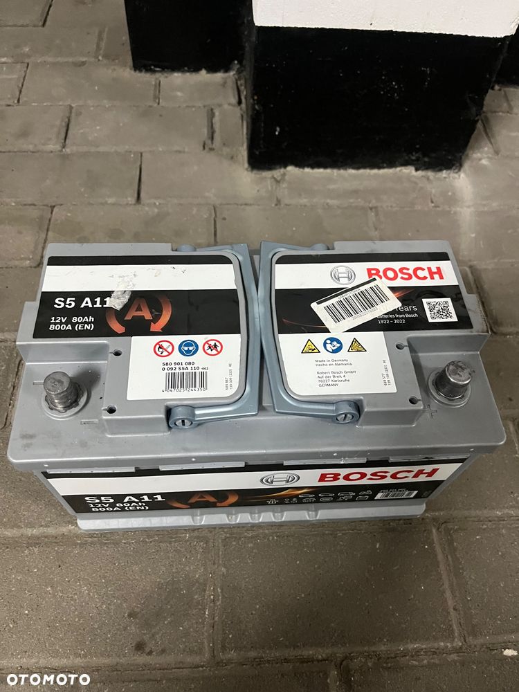 Akumulator Bosch S5 A11 AGM 80Ah 800A - 3