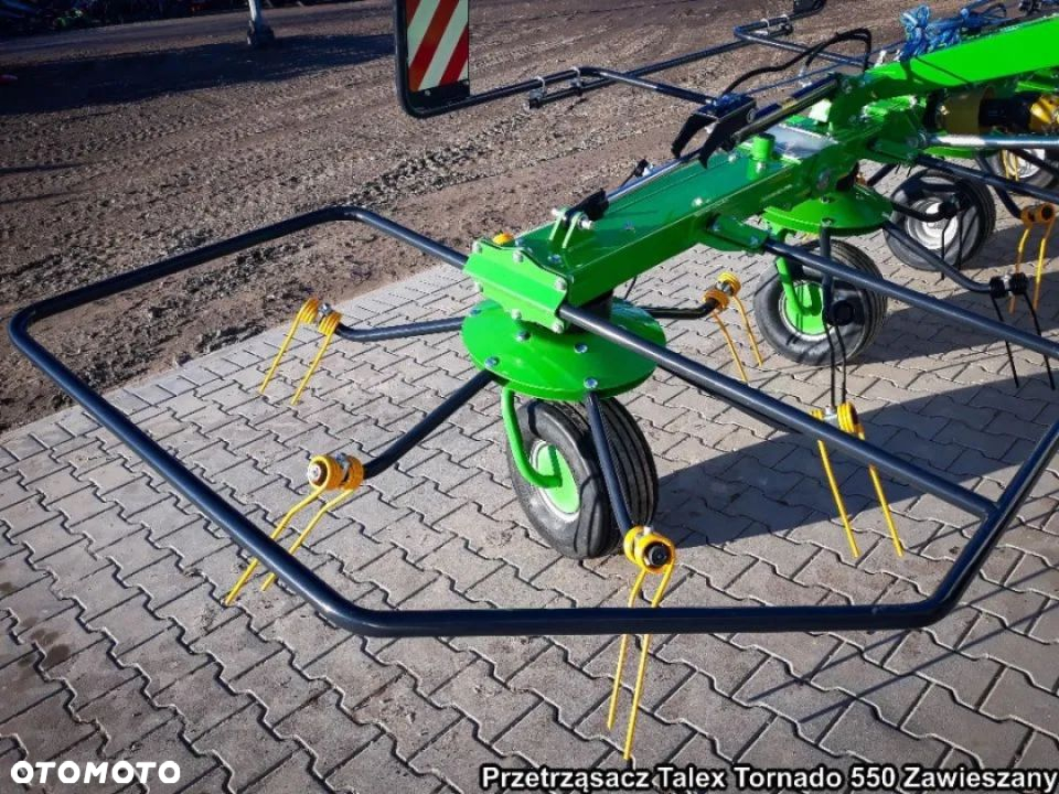 *PROMOCJA* Przetrząsacz TALEX Kowalski Jarmet TORNADO 4 wirnikowy 5,3m 5,2m 5m P - 9