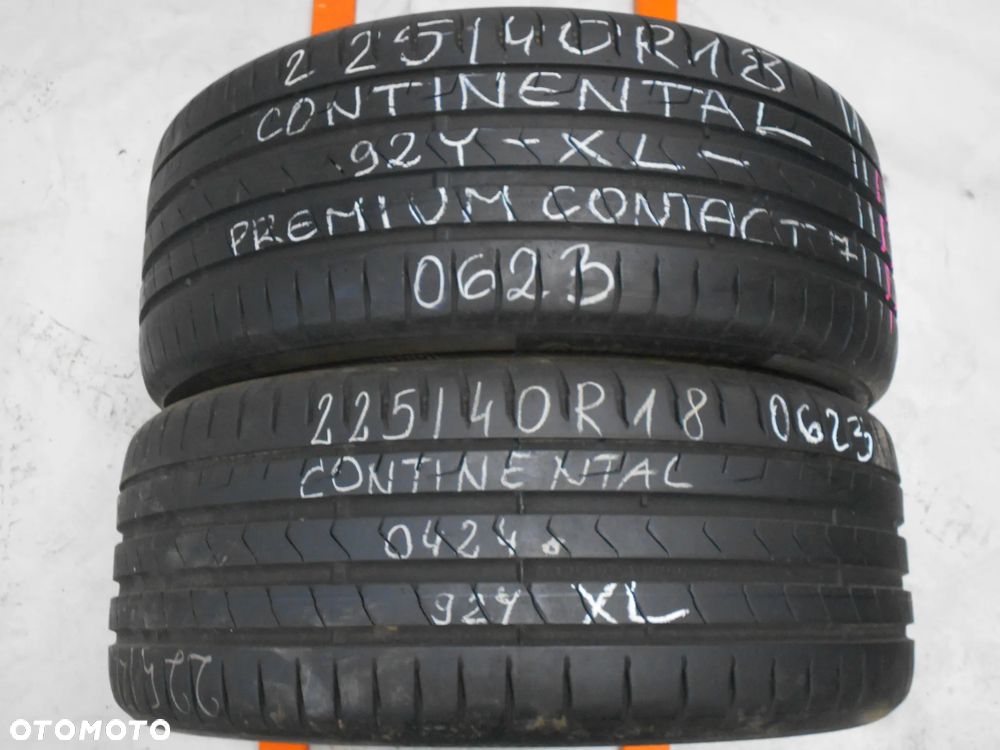 OPONY 225/40R18 CONTINENTAL PREMIUM CONTACT 7 XL DOT 0424 / 0623 7MM - 1