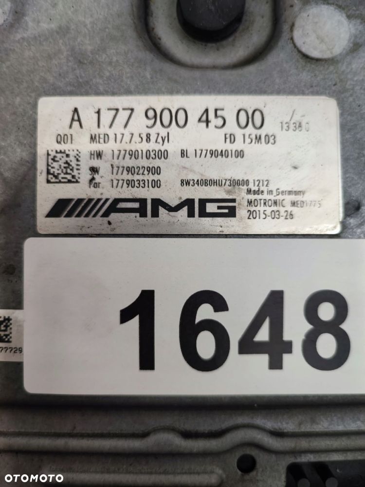 MERCEDES C KLASA W205 6.3 AMG STEROWNIK SILNIKA - 2