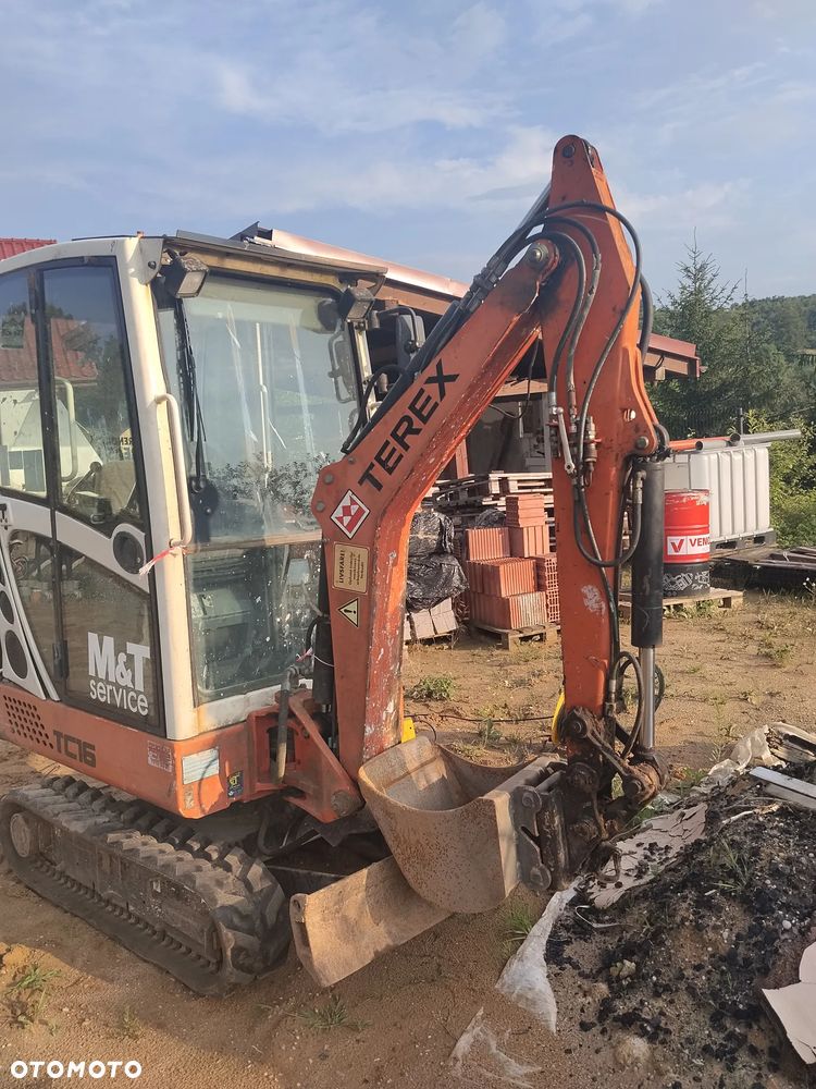 Bobcat Mini koparka Terex tc16 2011 rok 220 motogodzin - 5