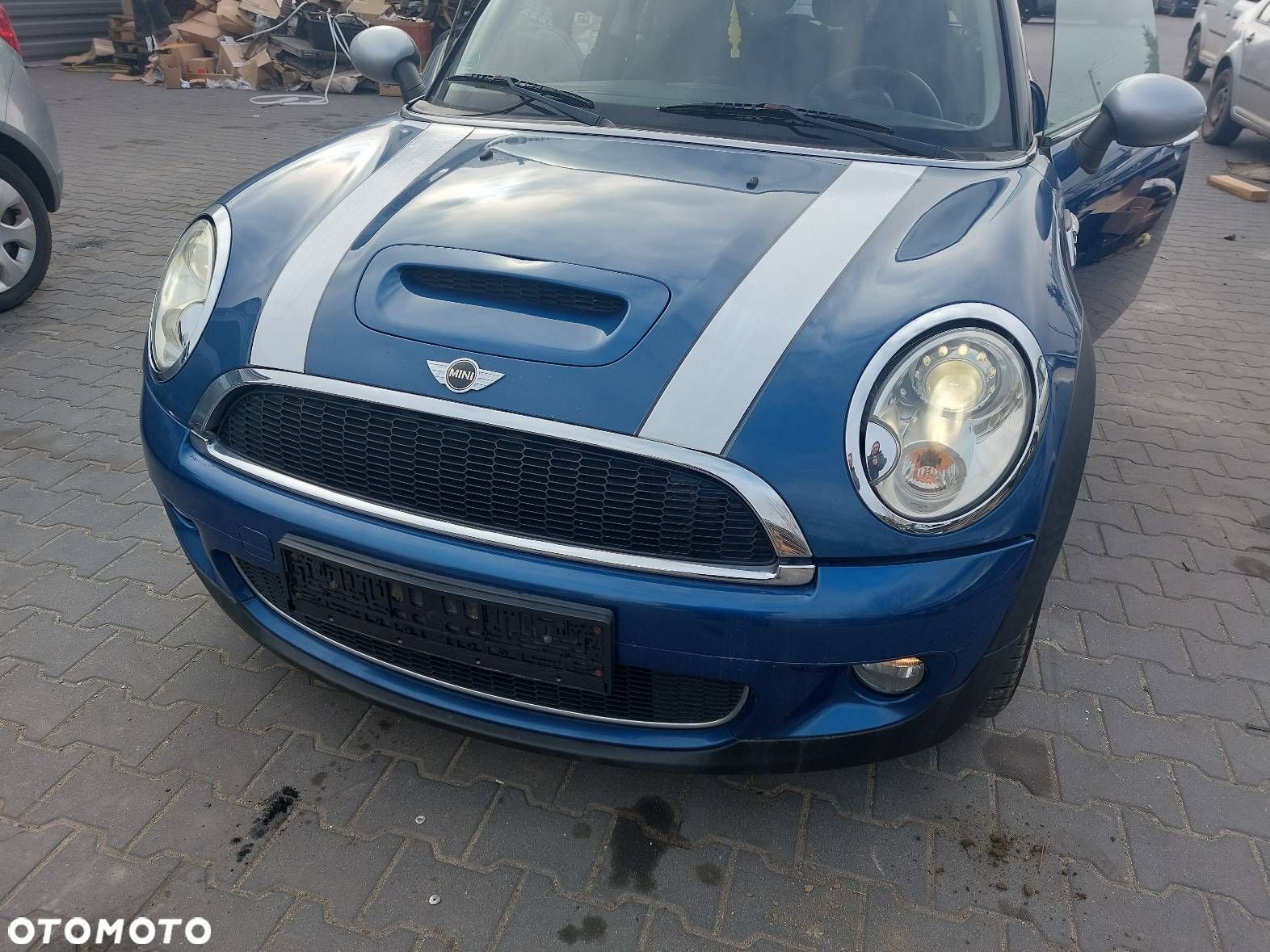 KOMPLETNY PRZÓD MASKA ZDERZAK LAMPA BŁOTNIK MINI CLUBMAN I A63/5 - 1
