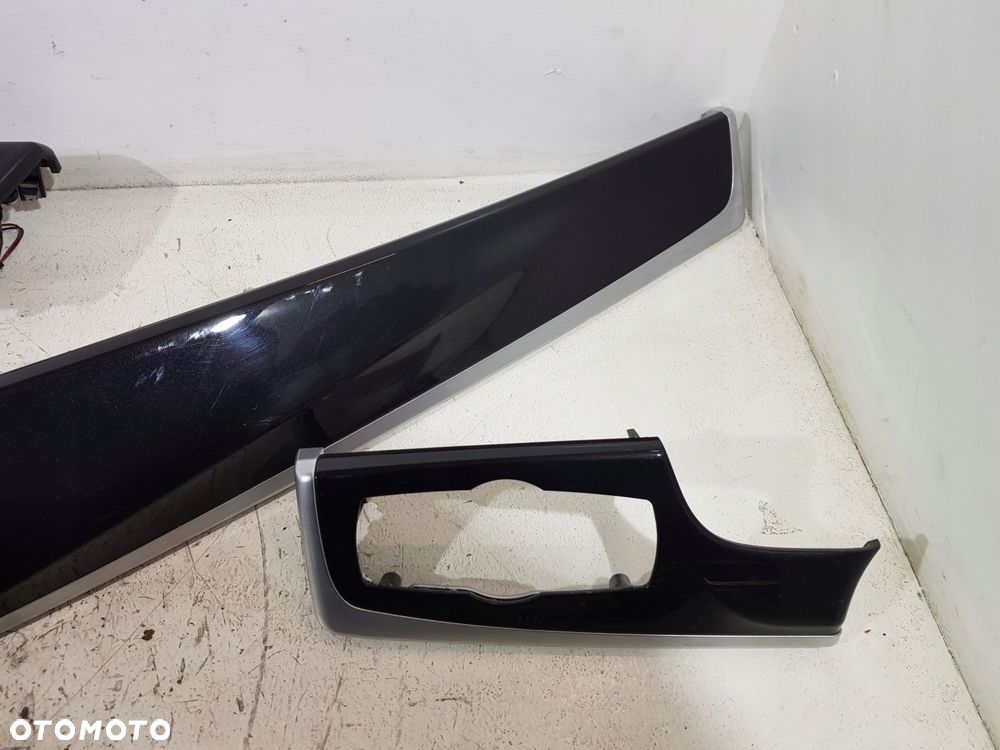 dekory listwy deski rozdzielczej bmw f10 f11 lift eur komplet black schwarz - 7