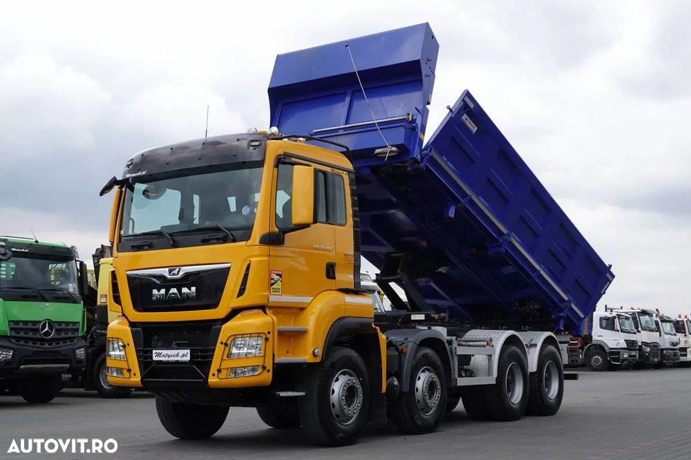 MAN TGS 35.500 / 8x4 / BASCULANTE / HYDROBURTA / BORDMATIK / NAVI / 2019 - 1