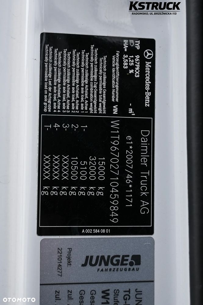 Mercedes-Benz Atego kontener 7,25 - 33