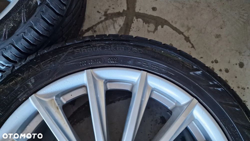 4szt Koła Aluminiowe 17" 5x112 ET50 Platin P74 KBA53290 Letnie Uniroyal 225/45R17 2022r 25A - 9
