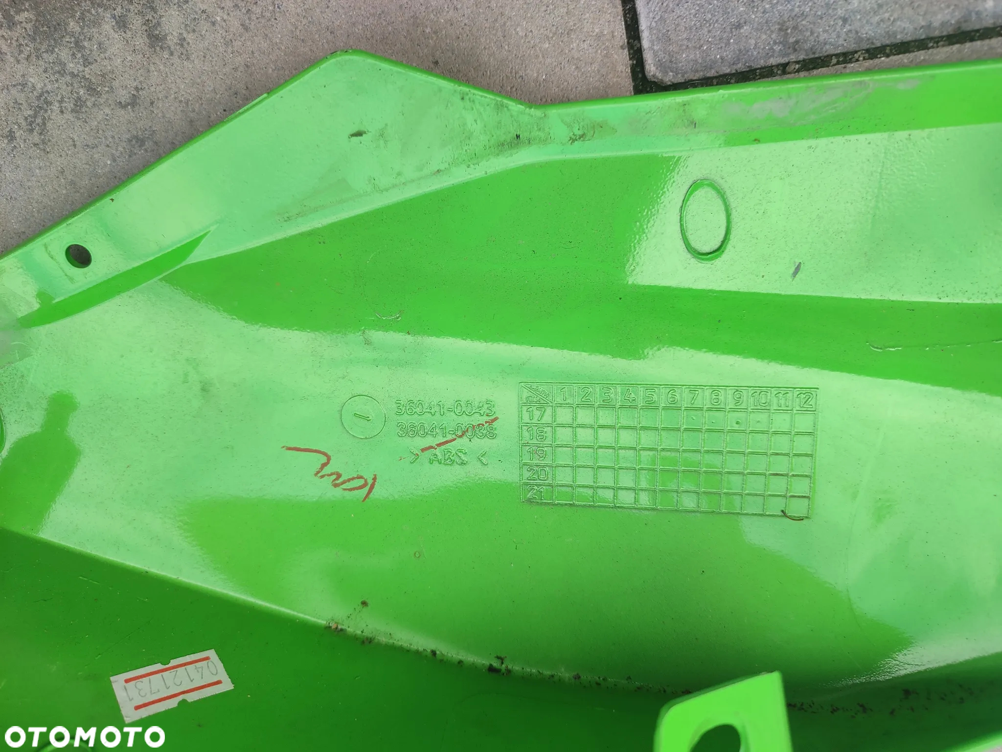 Zadupek, ogon prawy Kawasaki Ninja 400 - 8