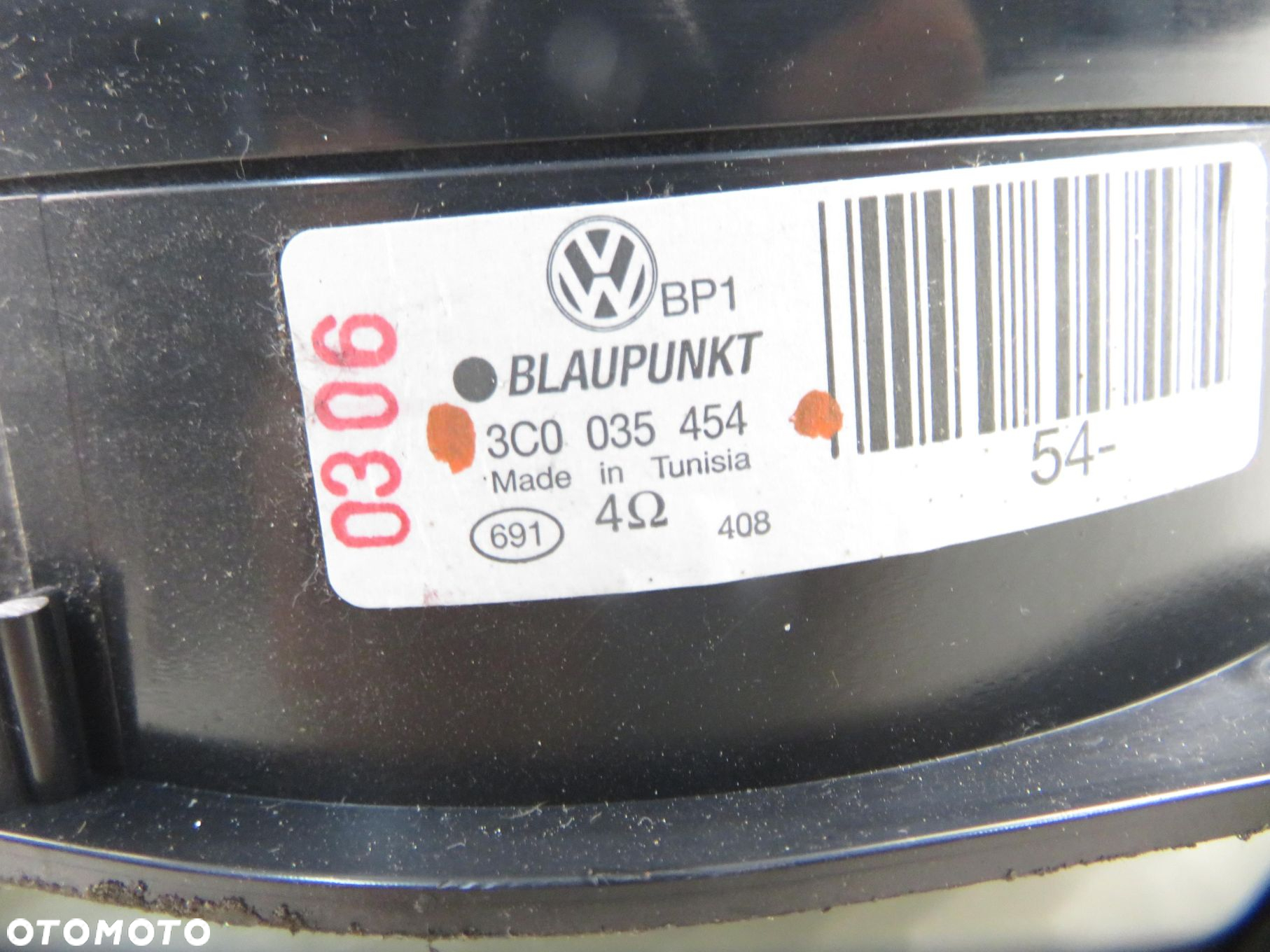 GŁOŚNIK DRZWI VW PASSAT B6 3C0035454 - 3