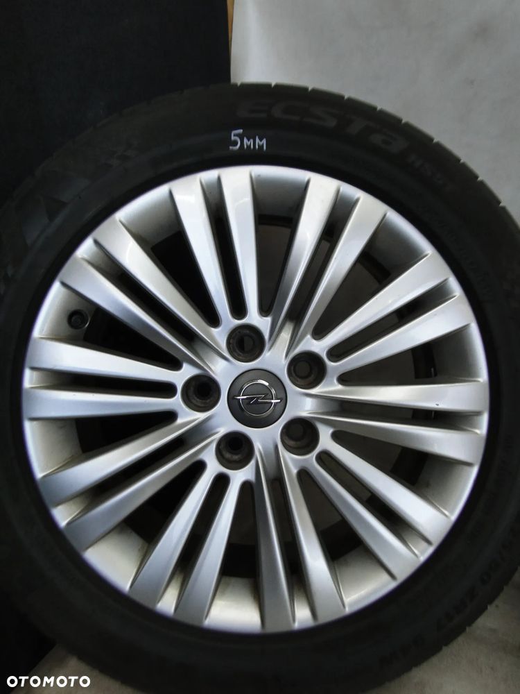 OPEL ASTRA J ZAFIRA INSIGNIA FELGA FELGI ALUMINIOWE OPONY 7x17 5x115 ET-44 225/50R17 - 2