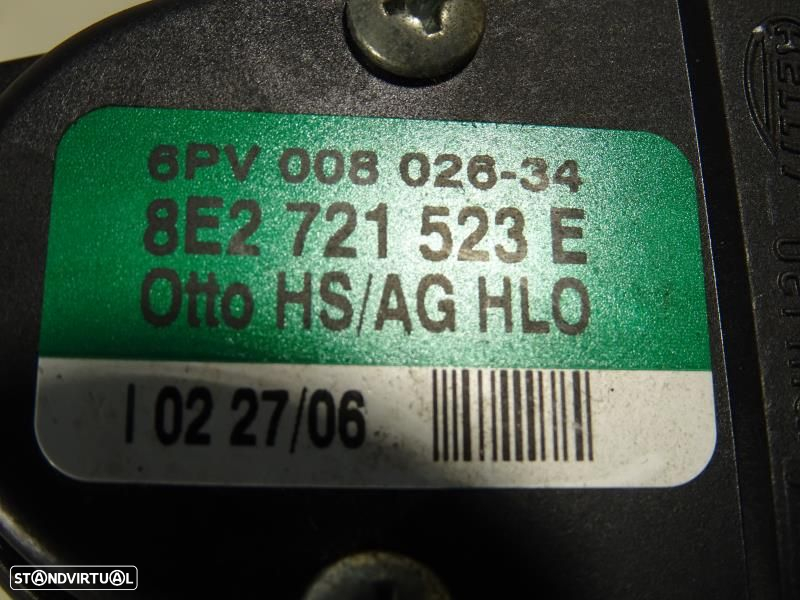 Pedal Acelerador Audi A4 (8Ec, B7)  8E2721523e / 6Pv00802634 - 5