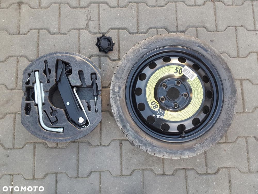 SEAT ALTEA LEON II A3 8P KOŁO DOJAZDOWE 16 5X112 LEWAREK - 1