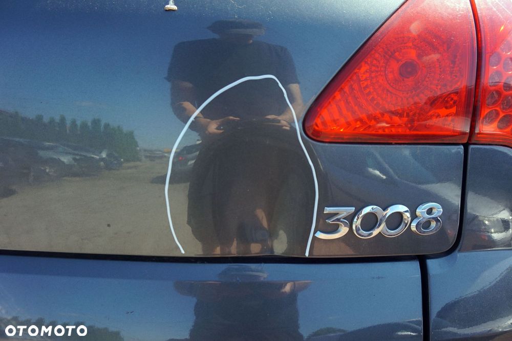 KLAPA BAGAŻNIKA TYLNA 3008 I KTPD  SZARY PEUGEOT 2009-2013 - 4