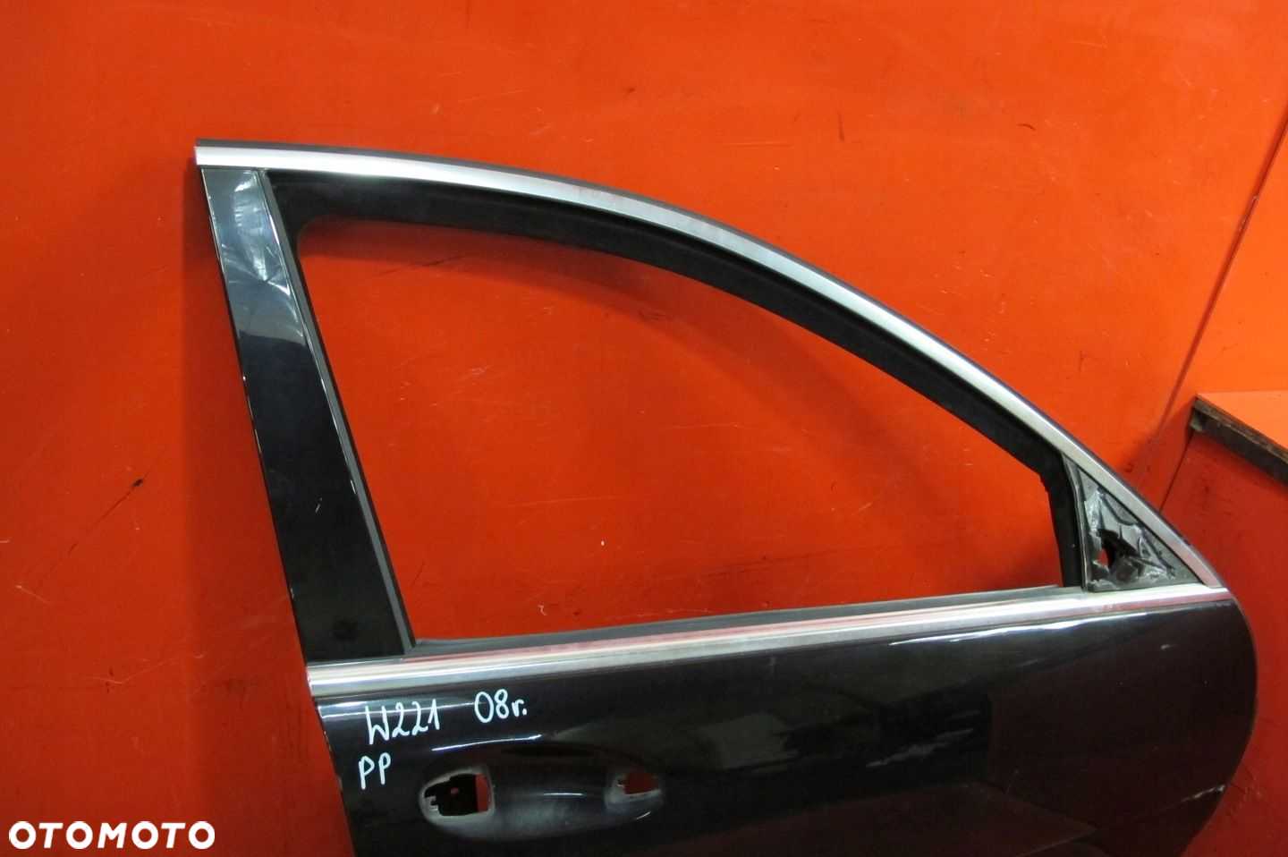 MERCEDES S-KLASA W221 221 CZARNE DRZWI PRZÓD PRAWE C197 - 2