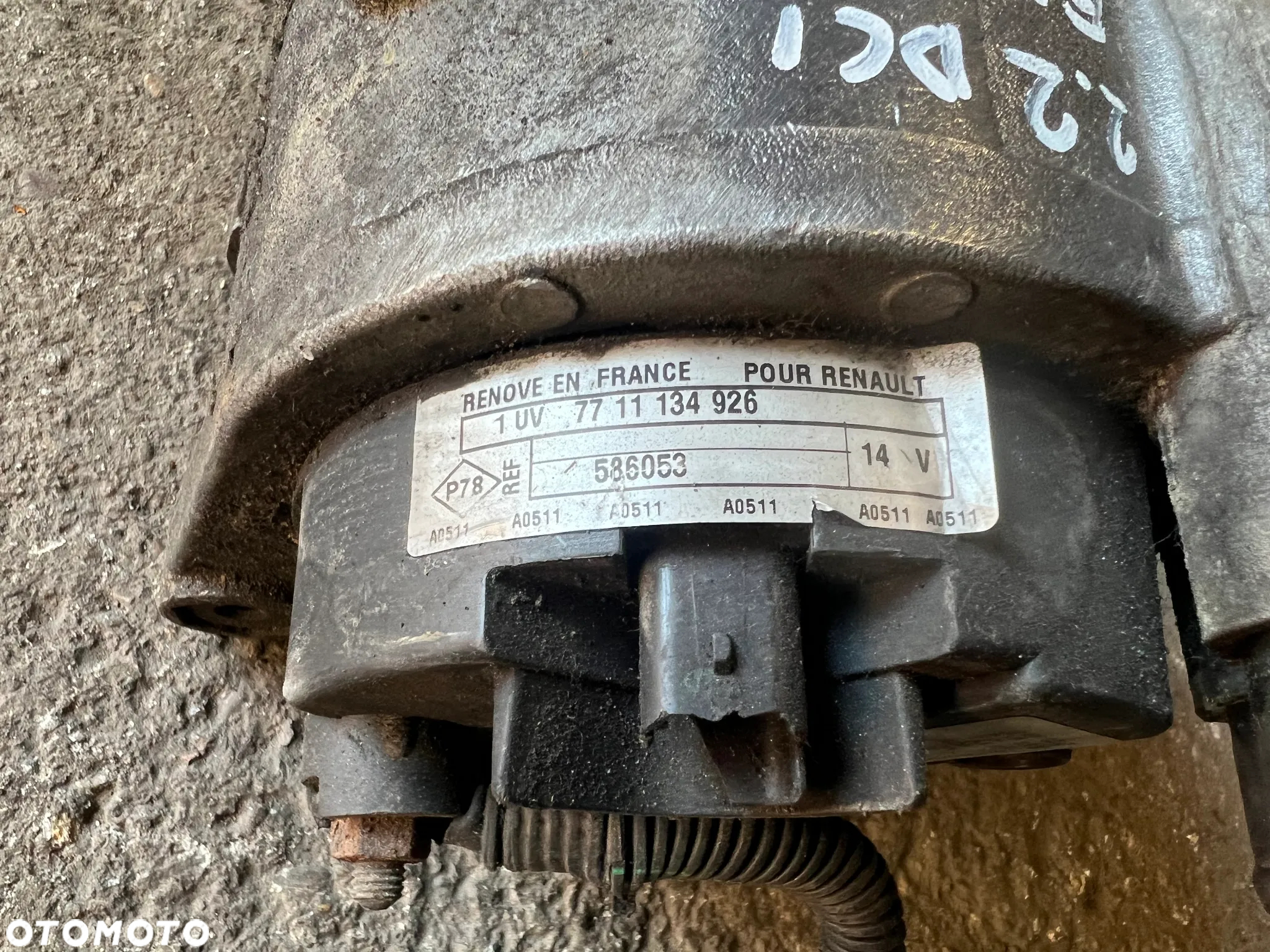 Alternator VALEO ESPACE 2.2 DCI S542819R 7711134926 7PK - 2