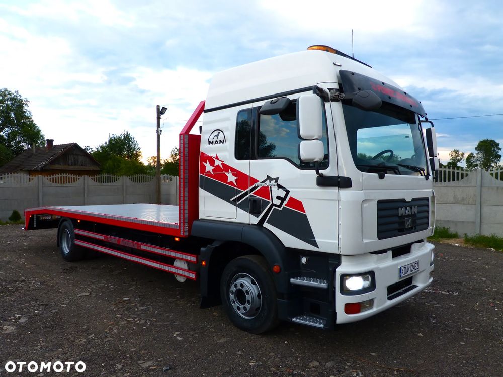 MAN TGM 15.280 POMOC DROGOWA / AUTOLAWETA/ SPECJALNY / EURO 5 / DMC 15.000 KG / ŁADOWNOŚĆ 8.500 KG /DŁ. 7.50 M - 3