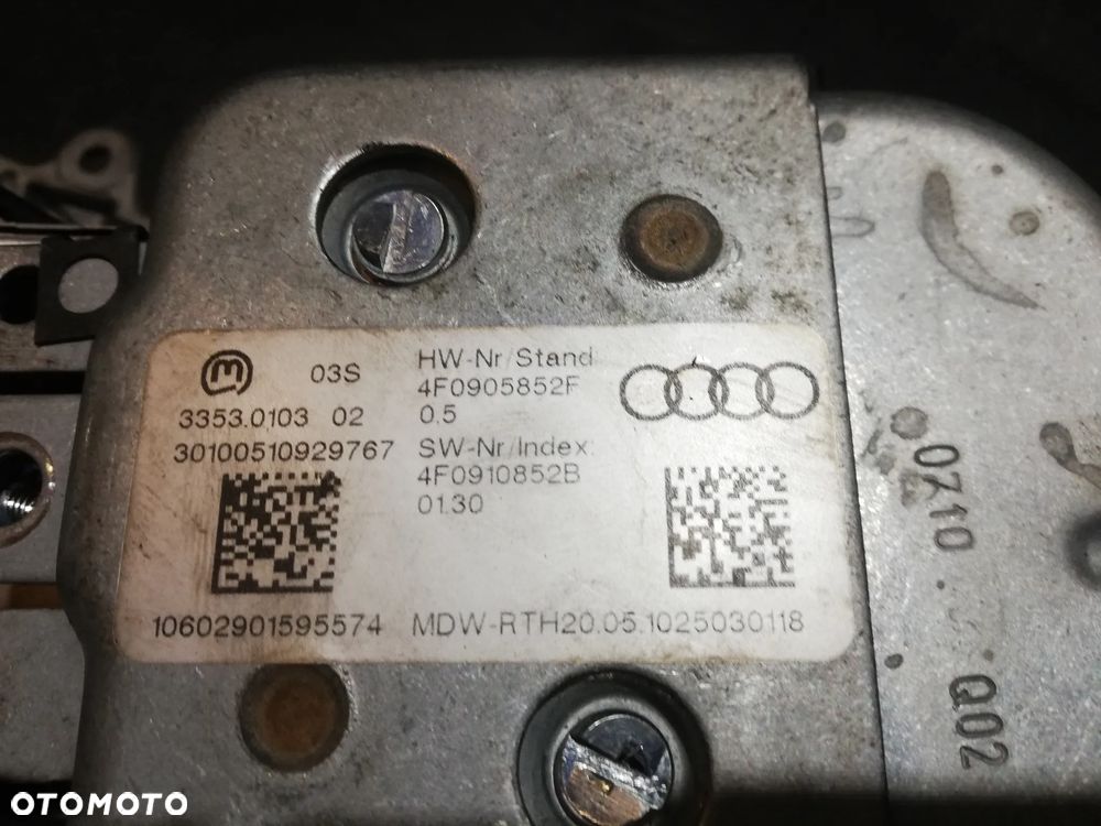 AUDI Q7 3.0TDI KOLUMNA KIEROWNICZA SZTYCA RYGIEL ORYGINAŁ 7L8419501AJ - 4