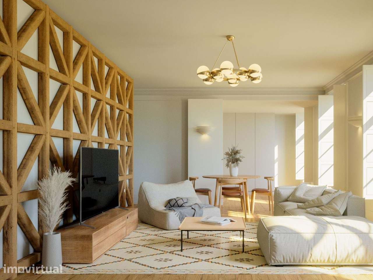 Apartamento T3 +1 Duplex - Vista de Rio - Chiado - Grande imagem: 2/16