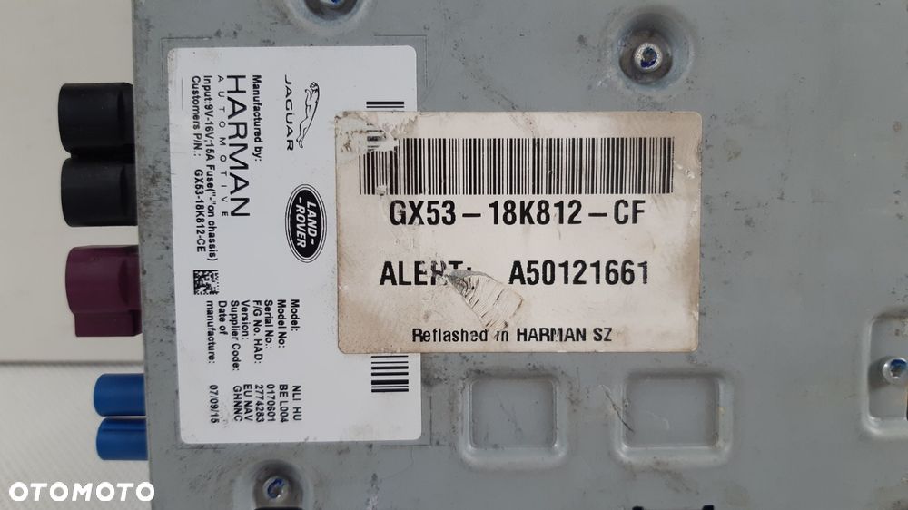 JAGUAR XE RADIO GX53-18K182-CF - 3