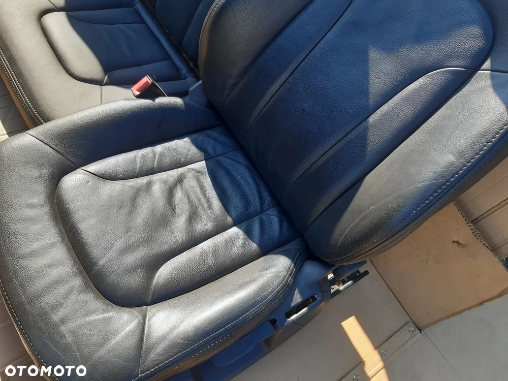 AUDI Q7 4L FOTELE KOMPLET 7 OSÓB CZARNA SKÓRA - 7