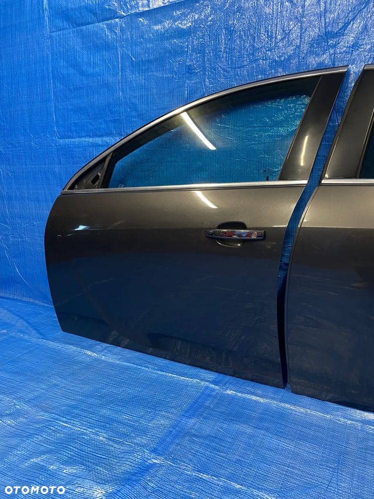 OPEL INSIGNIA A DRZWI LEWE LEWY PRZÓD PRZEDNIE TYŁ TYLNE SZARE Z177 KOMPLETNE - 5