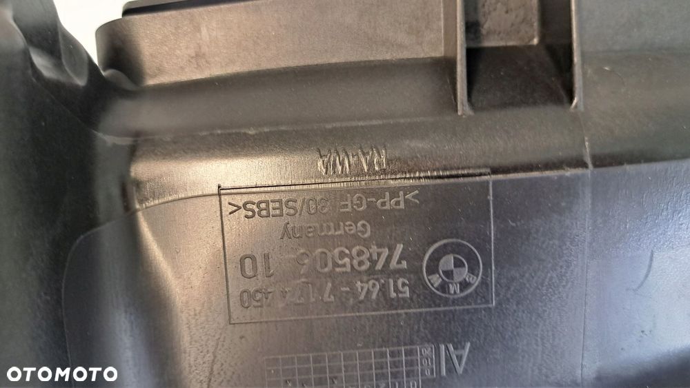 Żaluzja kierownica powietrza BMW seria 1 E87 516471744450 NOWA ORG - 10