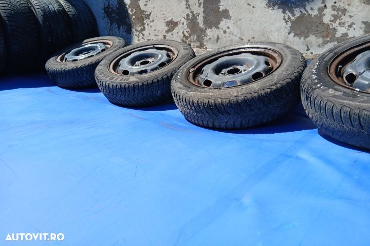 Jante tabla cu anvelope 14 - set 1H0601025B 1HM601025 ET45 6LX14H2 17 - 4