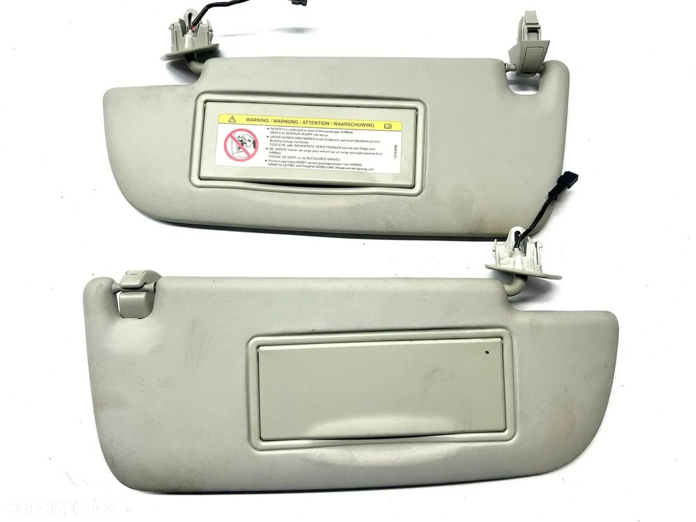 Saab 93 9-3 Osłona przeciwsłoneczna lewa prawa komplet 2003-2011 - 1