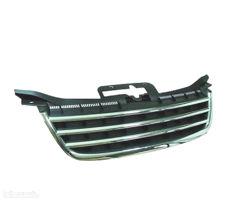 GRELHA VOLKSWAGEN VW TOURAN 03-06 PRETA GRELHAS CROMADAS - 2