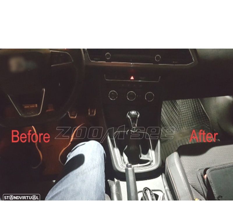 KIT COMPLETO LAMPADAS LED INTERIOR PARA SEAT LEON MK3 5F 5F1 5F5 5F8 13-18 - 3
