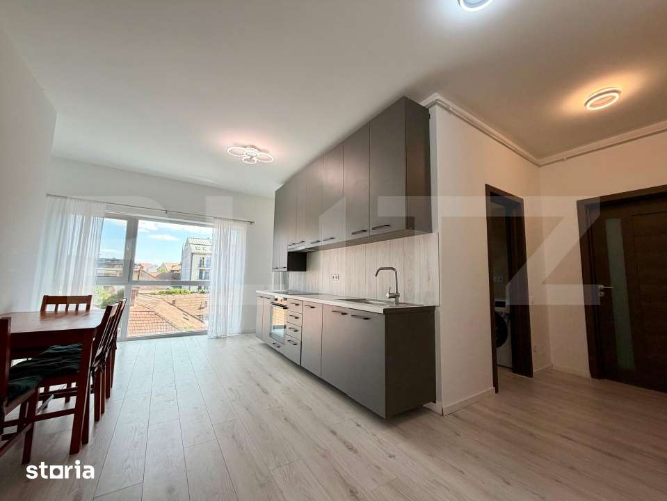Apartament cu 2 dormitoare, 52 mp + terase, bloc nou – Horea, Semice — fotografia 1