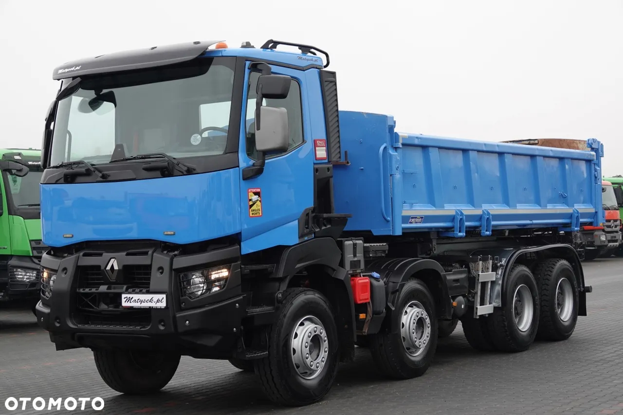 Renault K 460 / 8x4 / WYWROTKA / HYDROBURTA / BORDMATIC / EURO 6 - 9