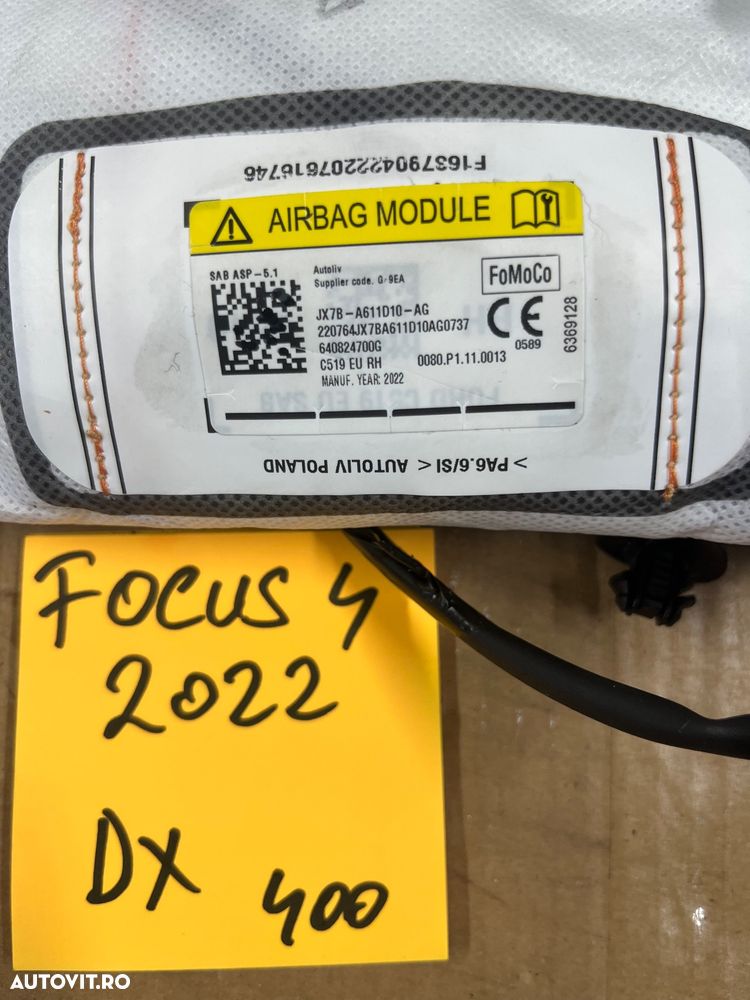 Airbaguri scaun ford focus mk4 2022 - 3