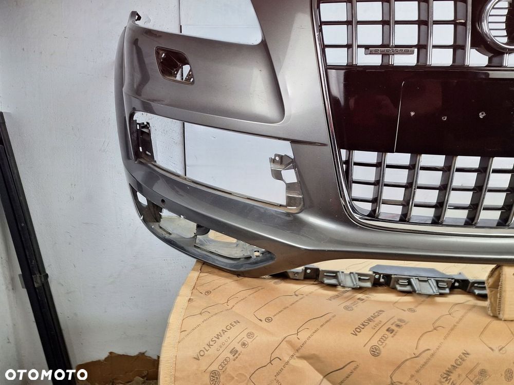 ZDERZAK AUDI Q7 4L LIFT 2009-2014 ORYGINAŁ OE PO LIFTINGU 4L0 S-LINE GRILL - 4