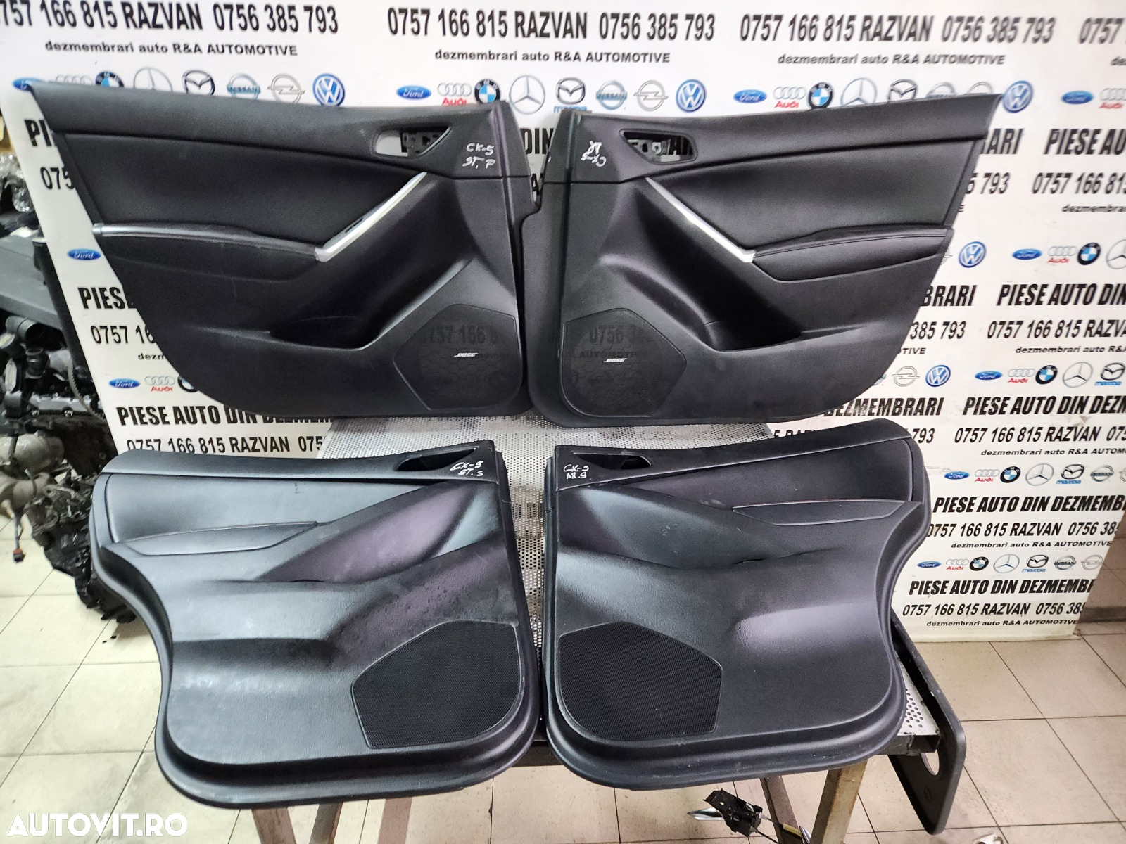 Fata Tapiterie Usa Stanga Dreapta Fata Spate Din Piele Mazda CX5 CX-5 2.2 Diesel Skyactive An 2013- - 3