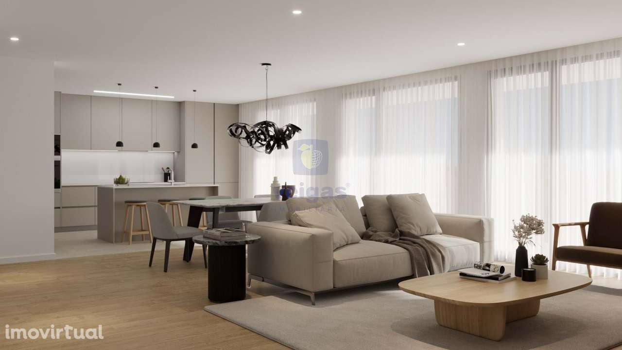 Apartamento T4 Novo em Leiria, Parceiros, com garagem box fechada e el - Grande imagem: 2/33