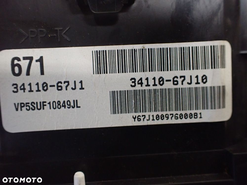 LICZNIK SUZUKI GRAND VITARA II 1.9 34110-67J1  34110-67J10 - 8