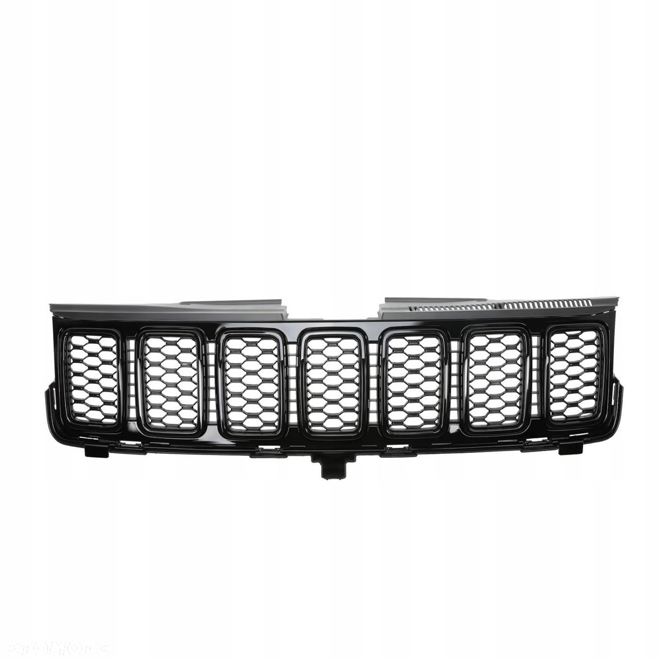KOMPLETNA atrapa grill zderzaka Jeep GRAND CHEROKEE WK2 czarny połysk 17+ - 1