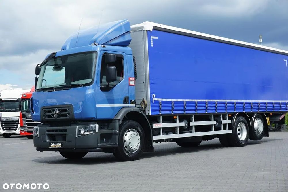Renault / D 320 / EURO 6 / FIRANKA + WINDA / 21 PALET / ŁAD. 16 530 KG - 35