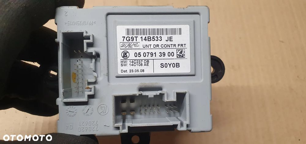 Moduł sterownik drzwi prawy przód przedni Jaguar XF X250 7G9T-14B533-JE - 3