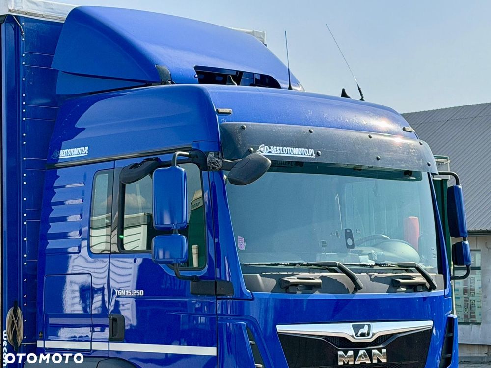 MAN TGM 15.250 / FIRANKA / WINDA / 23 EUROPALETY / SYPIALKA / DWA ŁÓŻKA / 2018 ROK - 9