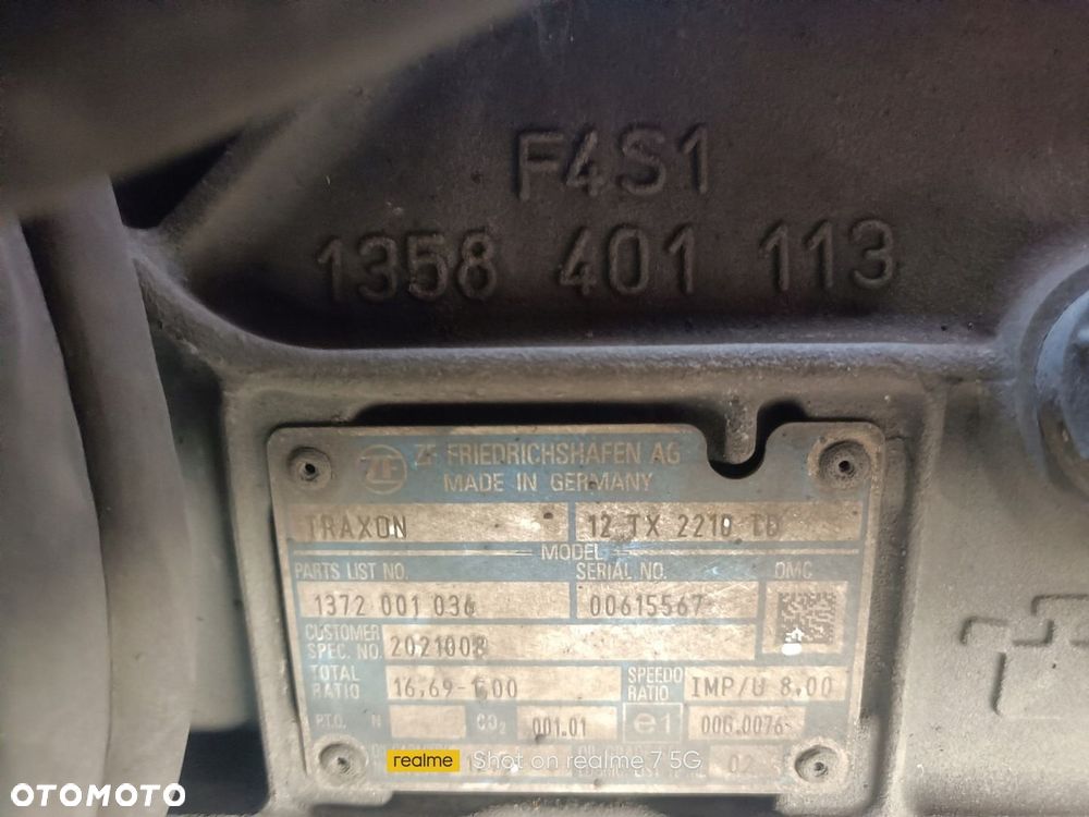 SKRZYNIA BIEGÓW DAF XF 106 XG CF TRAXON LIFT 450 EURO 6 2018r 12TX2210 TD - 3