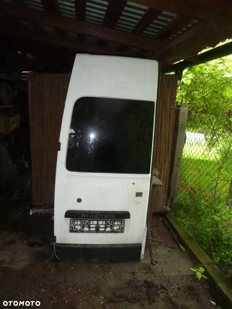 DRZWI TYLNE LEWE RENAULT MASTER III NISSAN  NV400  WYSOKIE Z SZYBĄ - 2