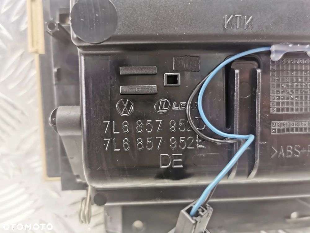 VW TOUAREG 7L 03-09R SCHOWEK POPIELNICZKA TYL JASNA KREMOWA BEZOWA PRAWA 7L6857952 - 5