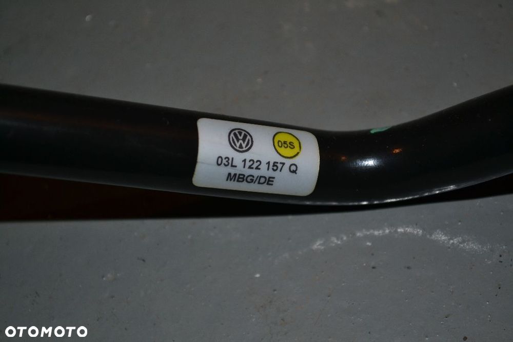 AUDI VW SEAT SKODA 2,0 TDI CR PRZEWÓD METALOWY WODY RURKA 03L122157Q - 3