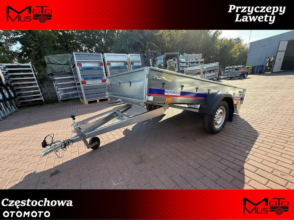 Niewiadów Przyczepa Niewiadów N426U 260x138x35cm 1 oś 750kg burty boczne 2mm Częstochowa MOTOMUS dostawa pod dom - 1