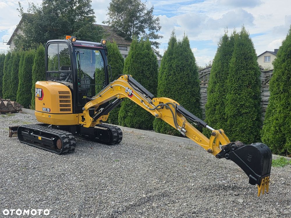 Caterpillar Cena Netto 99 999zł CAT 302.7 CR mini koparka szybkozłącze 3 łyżki piękna serwisowana 1 wł JCB sprowadzona w oryginale - 25