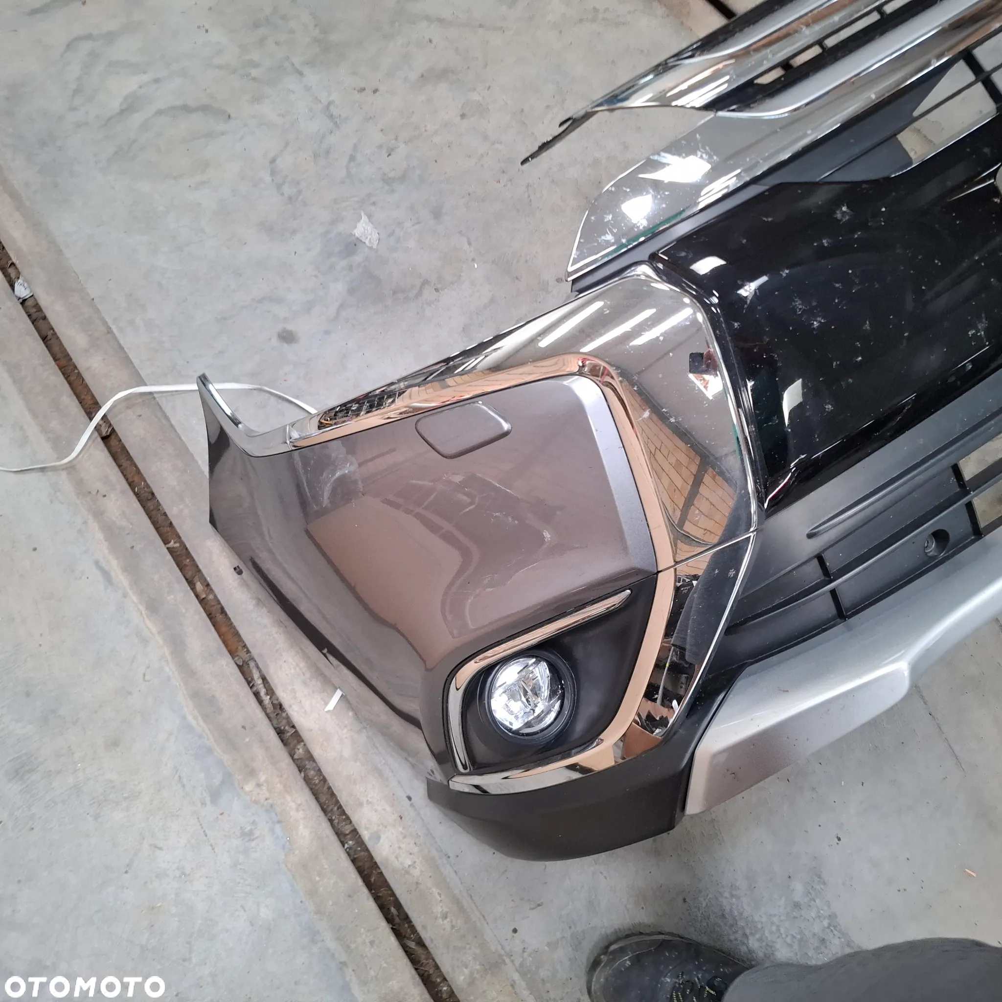 MITSUBISHI OUTLANDER III 3 15- LIFT ZDERZAK PRZÓD KOMPLETNY CHROMY U17 SZARY - 13