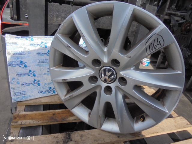 Jogo De Jantes 5N0601025M VW TIGUAN 5N 2009 2.0TDI 140CV 5P PRETO 43 7Jx17 5X112 56.2MM - 1